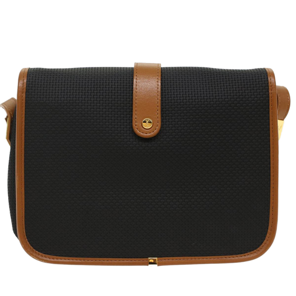 SAINT LAURENT Shoulder Bag PVC Leather Black Auth am4843 - Picture 2 of 16